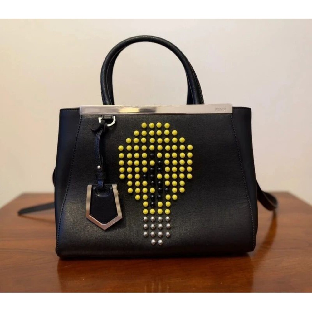 Fendi Petite 2Jours Tote in Black w/COA